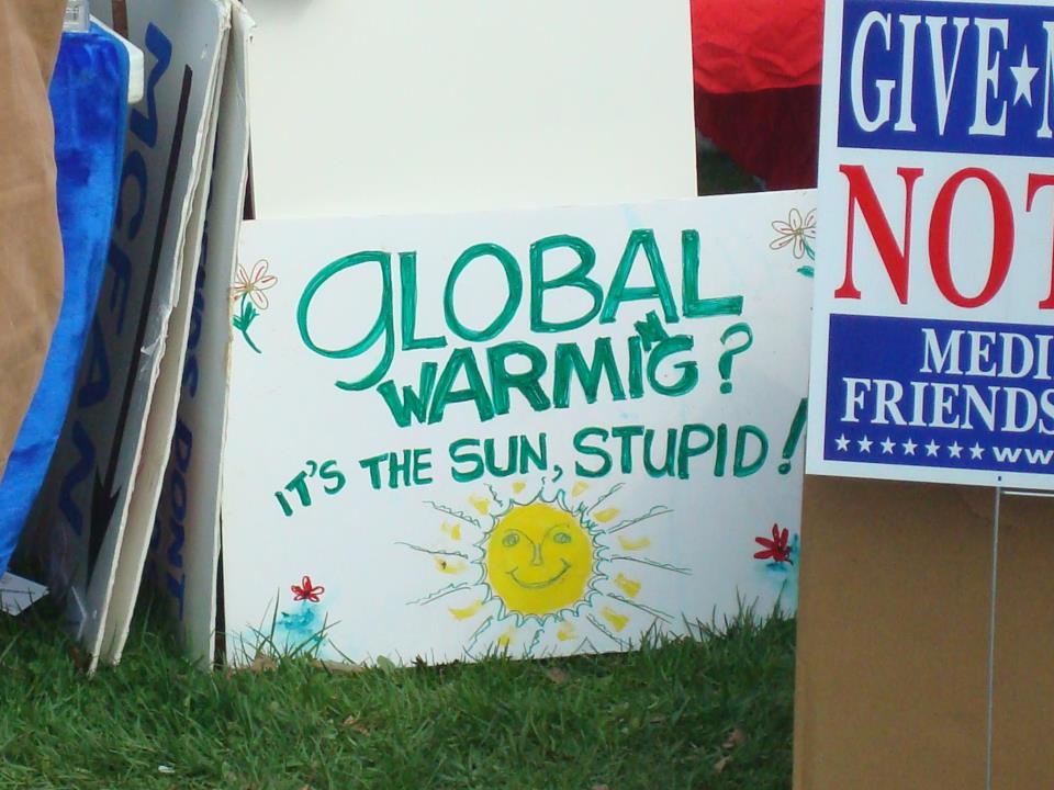tea party global warming sign